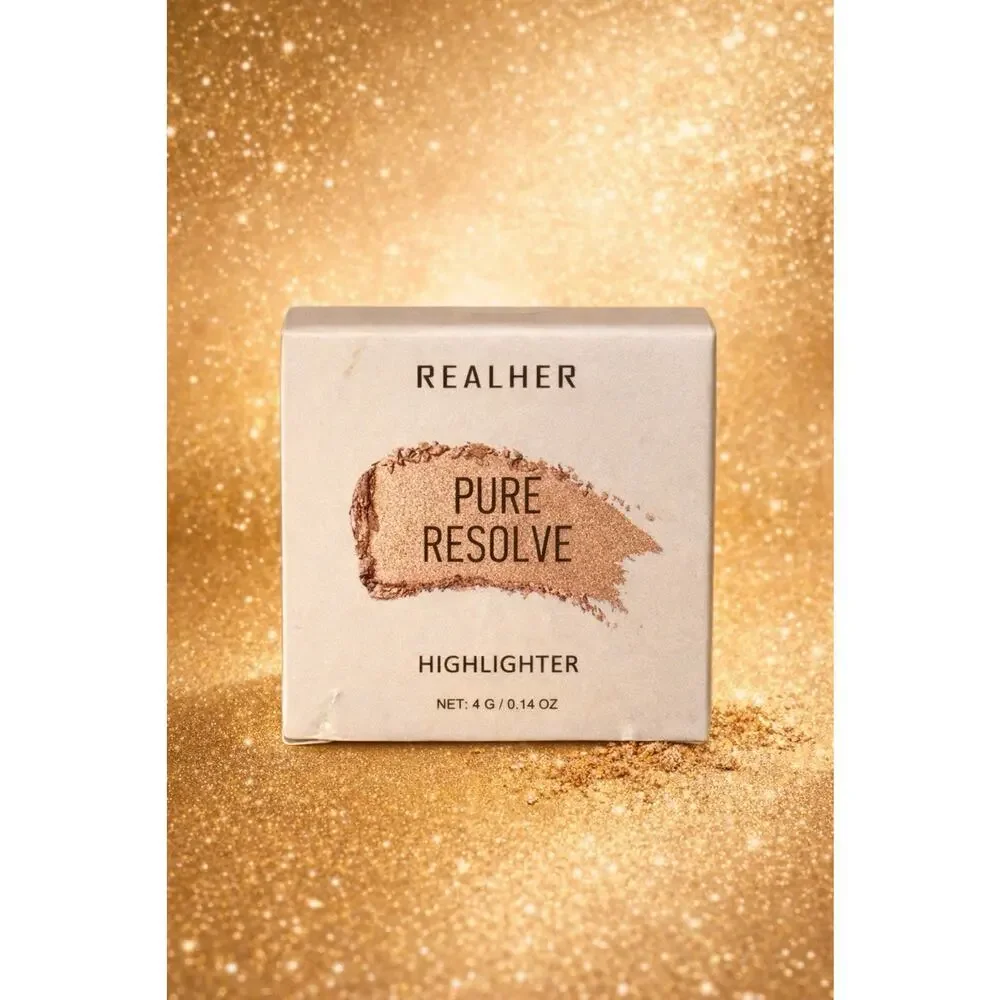 REALHER - Pure Resolve - Highlighter - 4 g/ 0.14 oz - NEW IN BOX - Fast Shipping